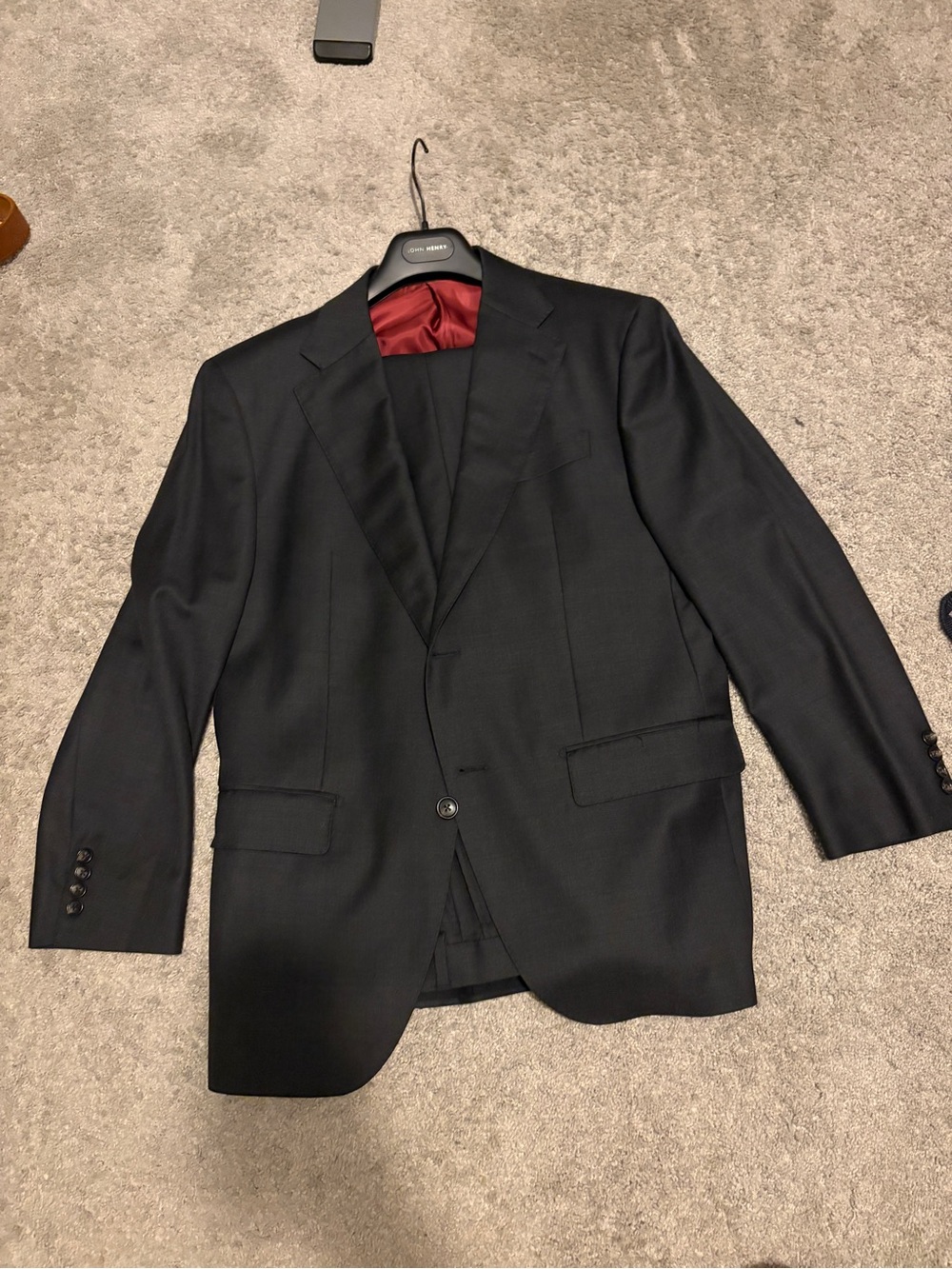 Spier and Mackay Suit- Charcoal Grey Contemporary 44S